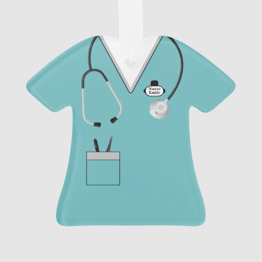 Verpleegkundige Gift, Verpleegschool Afstuderen, S Ornament (achterkant)