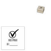 Verpleegkundige goedgekeurde stempel (Gestempeld)