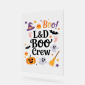 Verpleegkundige Halloween Pumpkin Ghost A Acryl Bord (Hoek)