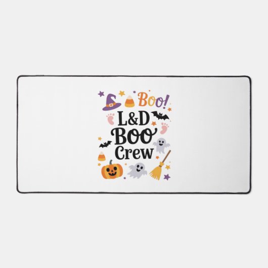 Verpleegkundige Halloween Pumpkin Ghost A Bureaumat (Voorkant)