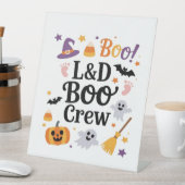 Verpleegkundige Halloween Pumpkin Ghost A Reclamebord Met Voetstuk (Insitu)