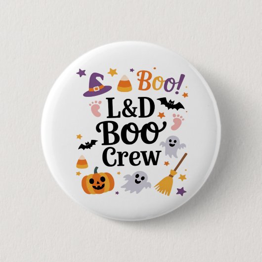 Verpleegkundige Halloween Pumpkin Ghost A Ronde Button 5,7 Cm (Voorkant)