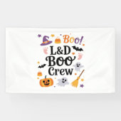 Verpleegkundige Halloween Pumpkin Ghost A Spandoek (Horizontaal)