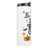 Verpleegkundige Halloween Pumpkin Ghost A Thermosbeker (Gedraaid links)