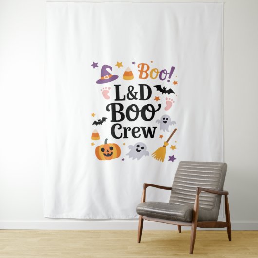 Verpleegkundige Halloween Pumpkin Ghost A Wandkleed (In situ)