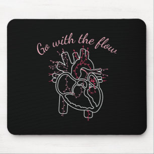 Verpleegkundige Hart Anatomie Cardiologie Menselij Muismat