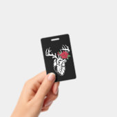 Verpleegkundige Hart Anatomie Rendier Hart Cath La Badge (Handheld)
