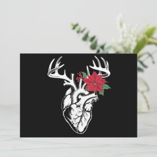 Verpleegkundige Hart Anatomie Rendier Hart Cath La Feestdagenkaart