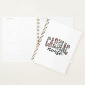 Verpleegkundige Hart Florale Varsity Lettering Ont Planner (Display)