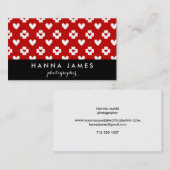 Verpleegkundige hart Medisch gepersonaliseerd Visitekaartje (Voorkant / Achterkant)