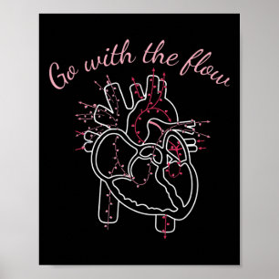 Verpleegkundige Hartanatomie Cardiologie Menselijk Poster
