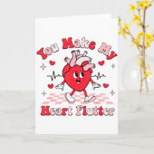 Verpleegkundige hartbewakingvalentijn U laat mijn Kaart (Gele Bloem)