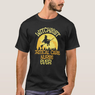 Verpleegkundige Heksen Halloween Humor T-shirt