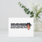 Verpleegkundige Humor Briefkaart (Staand voorkant)