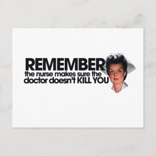 Verpleegkundige Humor Briefkaart