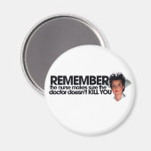 Verpleegkundige Humor Magneet (Voorkant / Achterkant)