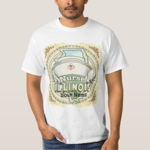 Verpleegkundige in Illinois T-shirt