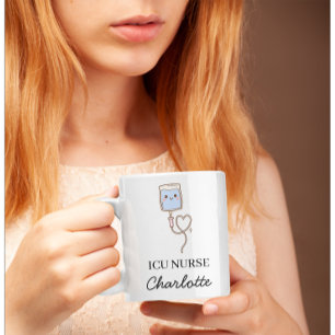 Verpleegkundige Intensive Care Geschenk Cute ICU V Koffiemok
