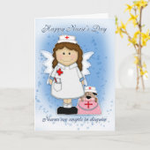 Verpleegkundige Kaart - Angels in Disguise (Gele Bloem)