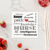 Verpleegkundige kenmerken + rood hart servetten (Insitu)