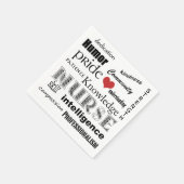 Verpleegkundige kenmerken + rood hart servetten (Hoek)