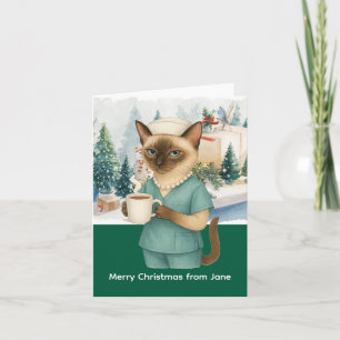 Verpleegkundige kersttijd op de werkvloer kaart