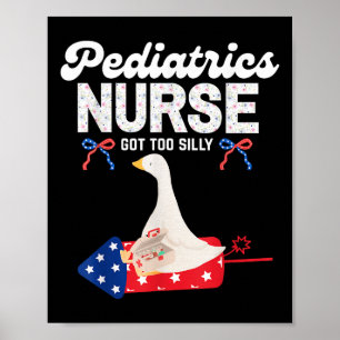Verpleegkundige kindergeneeskunde werd te Gekke, 4 Poster