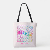 Verpleegkundige kleur tote bag (Achterkant)