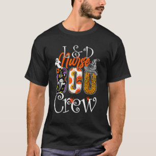 Verpleegkundige L&d Boo Crew Halloween Verpleegkun T-shirt