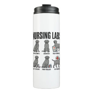 Verpleegkundige Labs Hond Medische Stunt Vector T- Thermosbeker