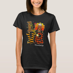 Verpleegkundige Leven Chemo Liefde Herfst Verpleeg T-shirt