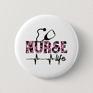 Verpleegkundige leven - Leven dat Verpleegkundige  Ronde Button 5,7 Cm