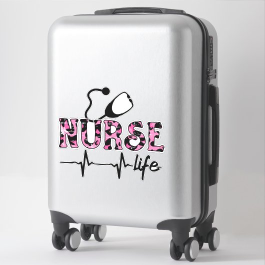 Verpleegkundige leven - Leven dat Verpleegkundige Sticker (Koffer)