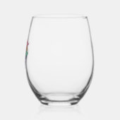 Verpleegkundige leven Sticker 1 Wijnglas Zonder Voet (Links)