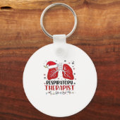 Verpleegkundige longtherapeut kerst, Long Christ Sleutelhanger (Voorkant)