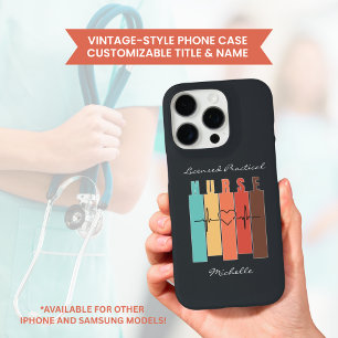 Verpleegkundige LPN RN Medische Vintage Kleuren Me iPhone 16 Hoesje