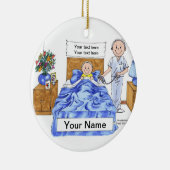 Verpleegkundige - Mannelijke Keramisch Ornament (Rechts)