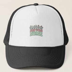 Verpleegkundige Med Chir Bloemig Vintage Vectoront Trucker Pet
