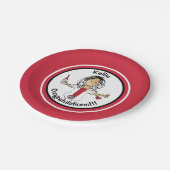 Verpleegkundige Medische Afstudeerfeest Grappig Ro Papieren Bordje (Gekanteld)