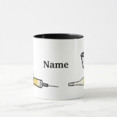 Verpleegkundige medische grafische Mok Persoonlijk (Midden)