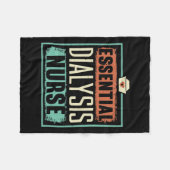 Verpleegkundige Medische Nierziekte Fleece Deken (Voorkant (Horizontaal))