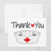 Verpleegkundige medische stethoscoop verpleegkunde briefkaart (Voorkant / Achterkant)