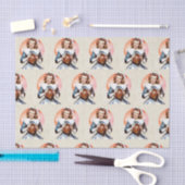  verpleegkundige met bijbel tissuepapier (Craft)