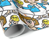 Verpleegkundige met een Yummy Pill Gift Wrap Cadeaupapier (Rol Hoek)