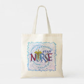 Verpleegkundige Motto Tote Bag (Achterkant)