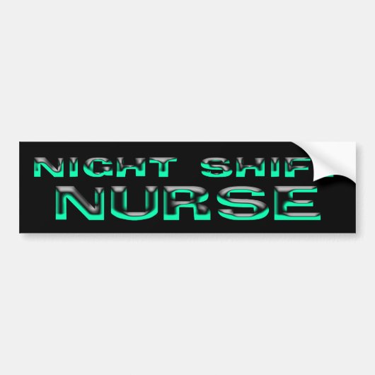 Verpleegkundige NS Bumpersticker (Voorkant)