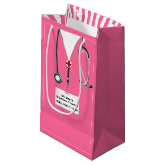 Verpleegkundige of Arts Small Gift Bag Klein Cadeauzakje