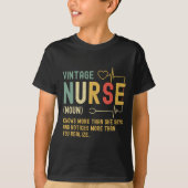  verpleegkundige omschrijving Funny Registered Nur T-shirt (Voorkant)