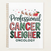 Verpleegkundige Oncologie Kerstmis Kanker Chemo On Planner (Voorkant)
