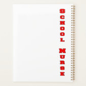 Verpleegkundige op school planner (Achterkant)